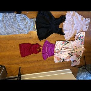 Various clothes. My gf’s extra clothes